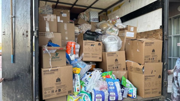 Фонд «​Ярдәм янәшә!» в Казани собрал более семи тонн необходимых продуктов и вещей для жителей Газа