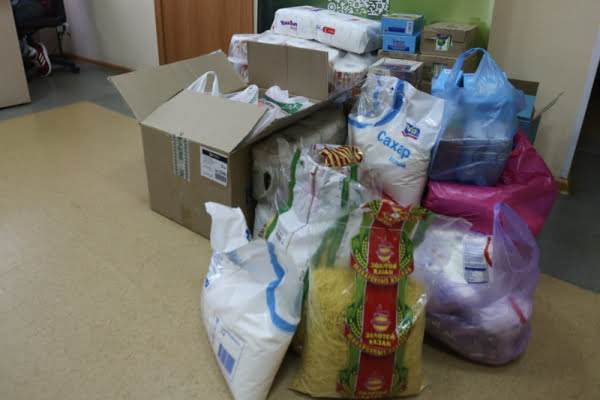 Жители Казани начали собирать гуманитарную помощь для жителей Газы