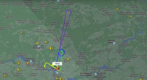 Ту-214 спецназначения кружил над Казанью