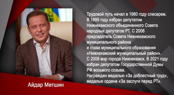 Айдар Метшин: «Казань сегодня является примером для многих»